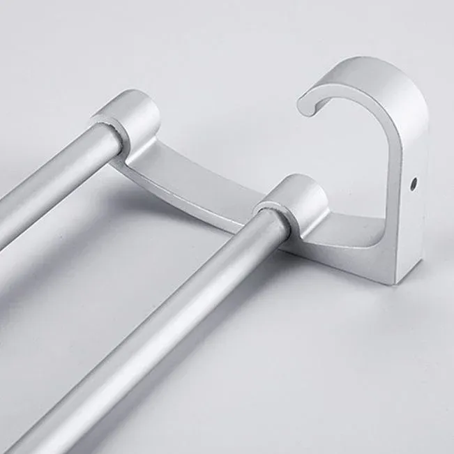 Accessoire de salle de bain contemporain en argent, individuel ou en ensemble Clearhalo