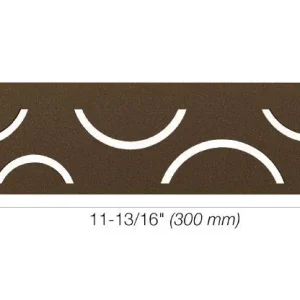 Schluter SHELF-N Étagère rectangulaire pour niche modèle Curve - aluminium bronze