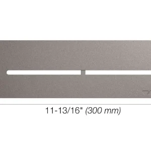 Schluter SHELF-N Étagère rectangulaire pour niche modèle Pure aluminium étain