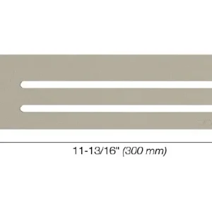 Schluter SHELF-N Étagère rectangulaire pour niche modèle Wave - aluminium grège
