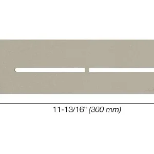 Schluter SHELF-N Étagère rectangulaire pour niche modèle Pure - aluminium grège