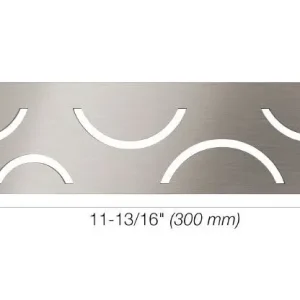 Schluter SHELF-N Étagère rectangulaire pour niche modèle Curve - acier inoxydable (V2) brossé