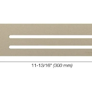 Schluter SHELF-N Étagère rectangulaire pour niche modèle Wave - aluminium crème