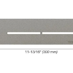 Schluter SHELF-N Étagère rectangulaire pour niche modèle Pure - aluminium gris pierre