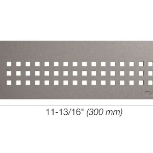 Schluter SHELF-N Étagère rectangulaire pour niche modèle Square aluminium étain