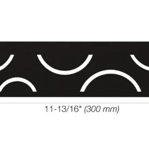 Schluter SHELF-N Étagère rectangulaire pour niche modèle Curve - aluminium noir mat