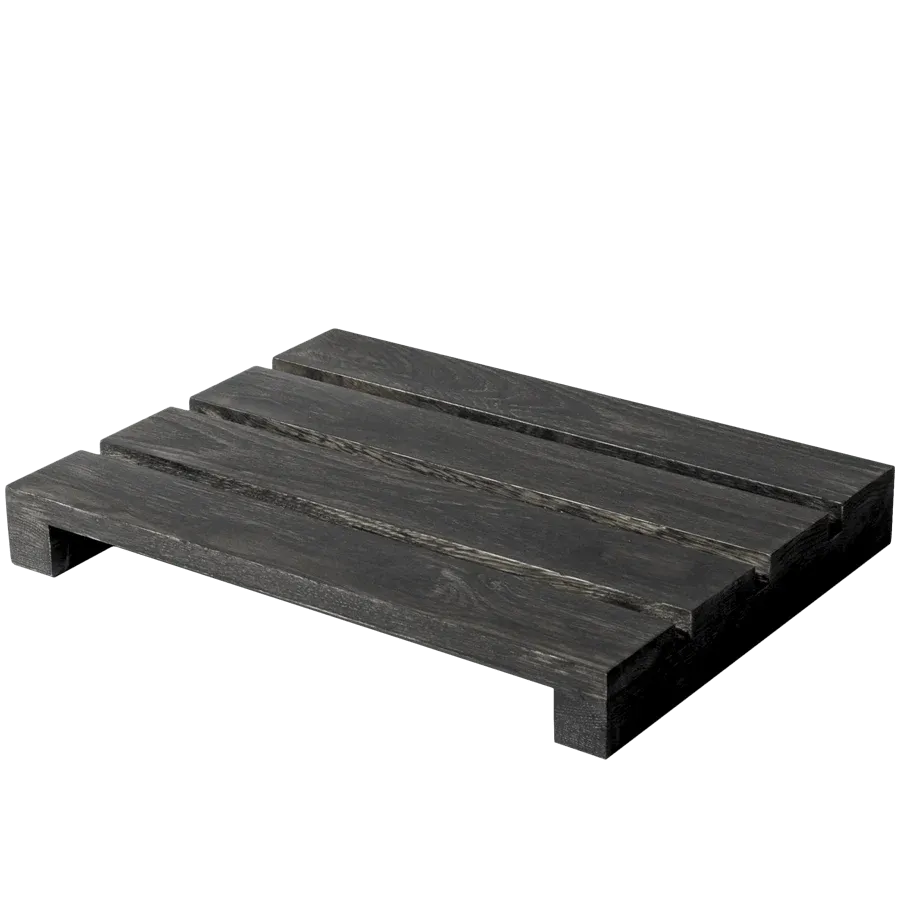 CARDONNE DE BAIN EN CHENE FONCÉ WIREWORKS