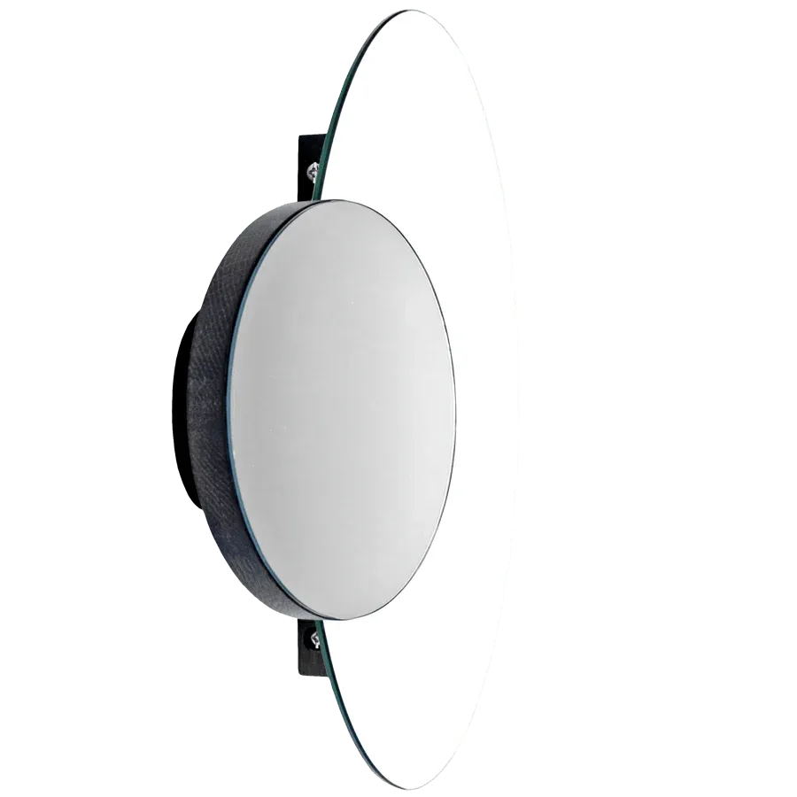 MIROIR ECLIPSE EN CHÊNE FONCÉ WIREWORKS