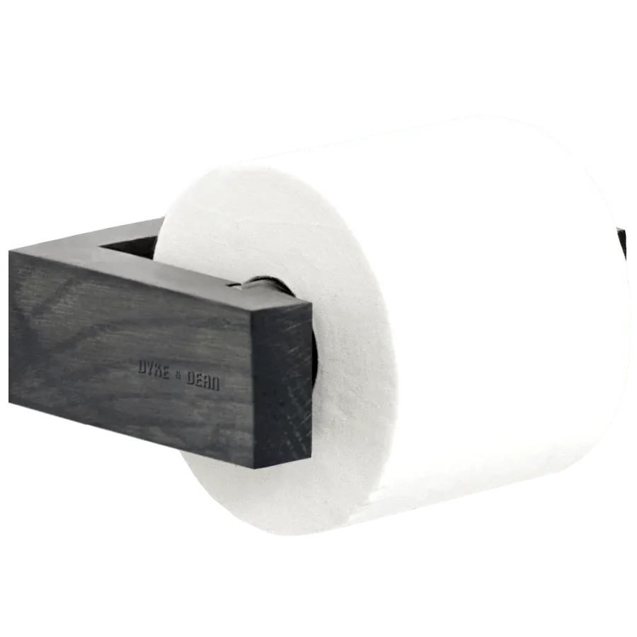 PORTE MURAL POUR ROULEAU DE TOILETTE SLIMLINE CHÊNE FONCÉ WIREWORKS