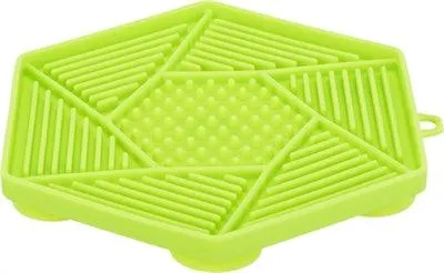 Tapis Trixie Lick'n'Snack avec ventouses en silicone vert