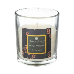 Bougie parfumée cerise noire pot en verre 110 g