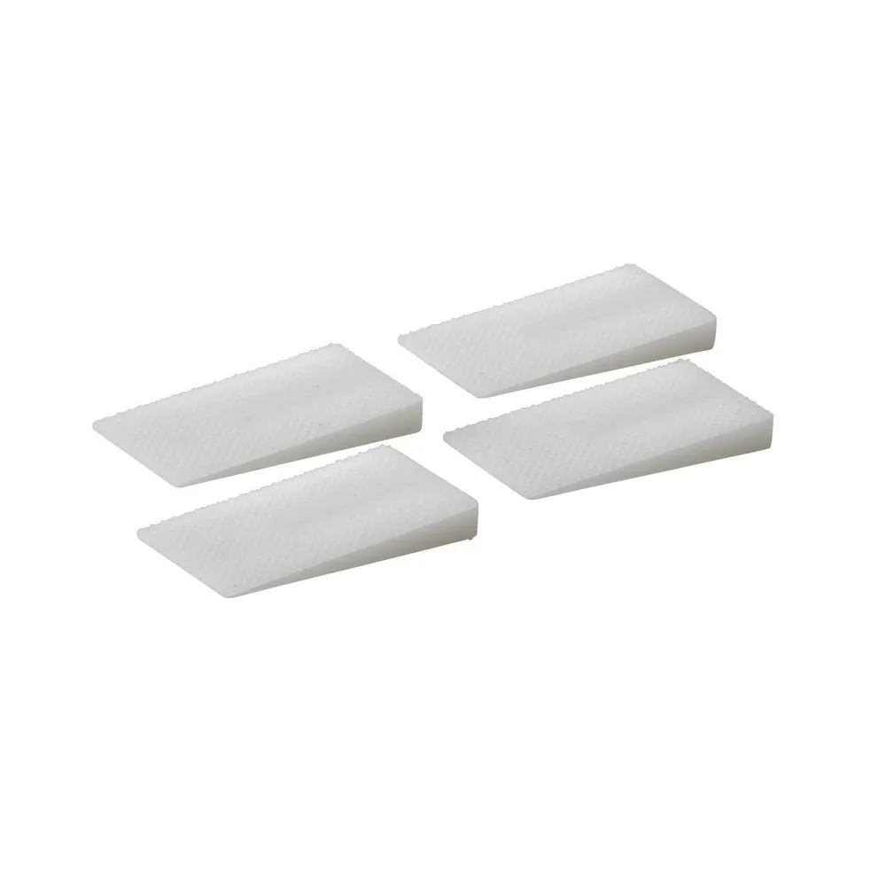 Cale en plastique pour l'installation de cuvette de toilette, 4 unités en Mousse Respirante