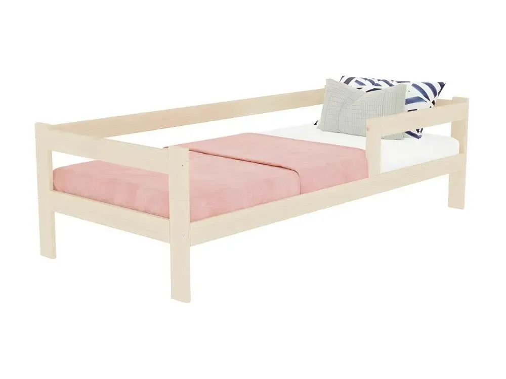Lit 140x200 sommier inclus Sécurisé Bois