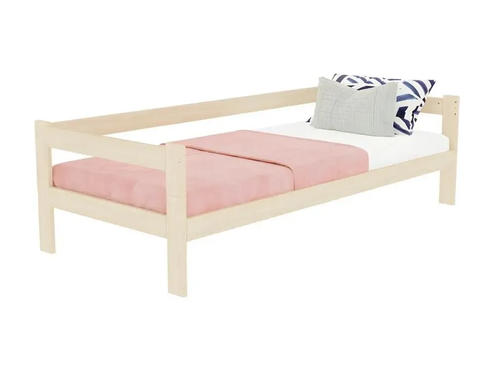 Lit 140x200 sommier inclus Sécurisé Bois