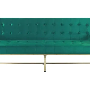 Positionneur de Sommeil Slaapbank fluweel groen MARSTAL