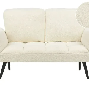 Soutien Dorsal Slaapbank bouclé wit BREKKE