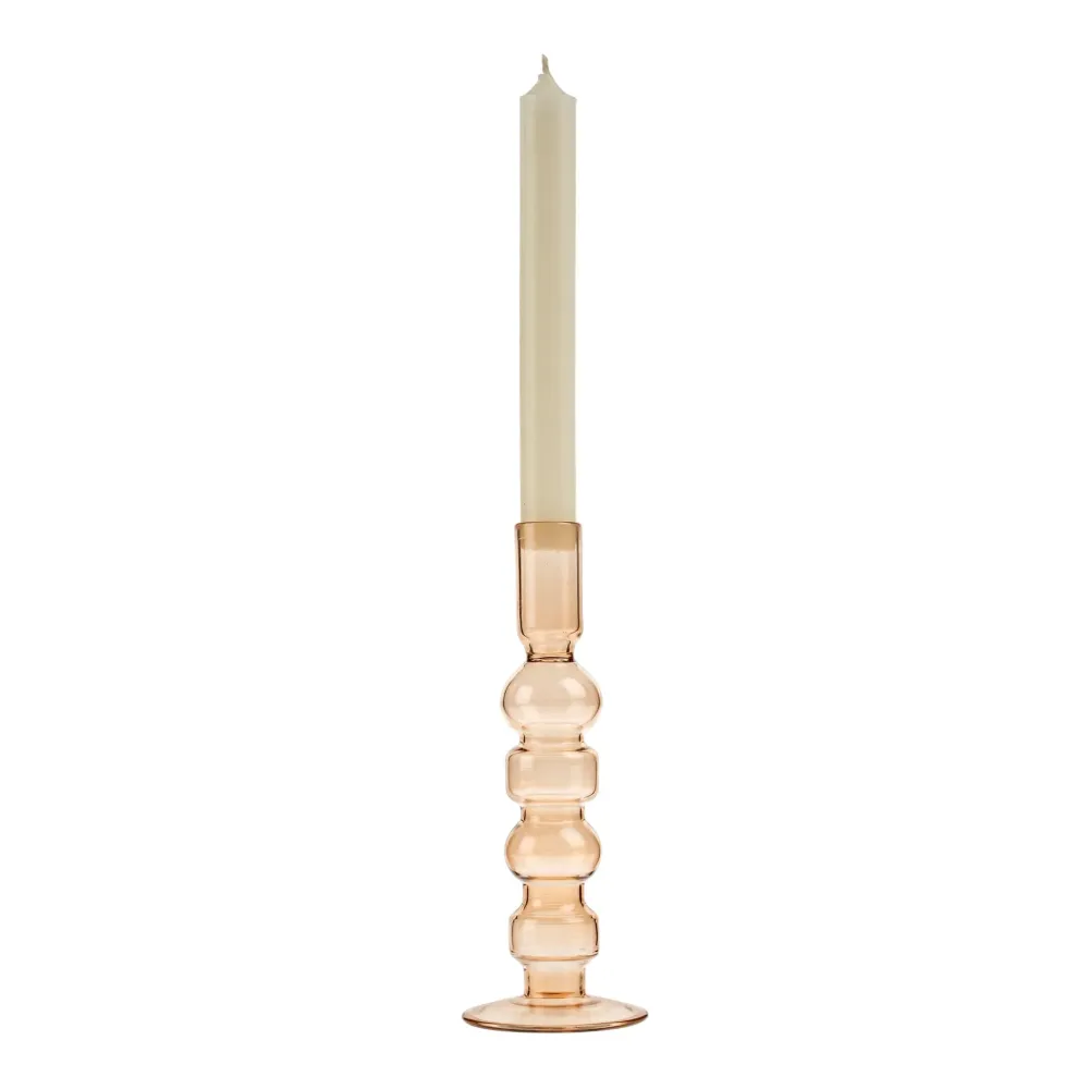 Chandelier en verre 2,75 po x 8 po champagne