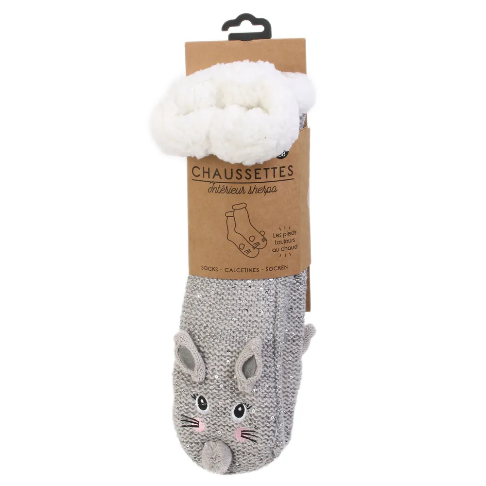Chaussettes Sherpa animaux Sensly Motif Traditionnel