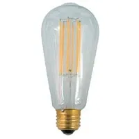 Ampoule cone transparente avec filament led E27 8w 800 lumens 2200k dimmable R09206