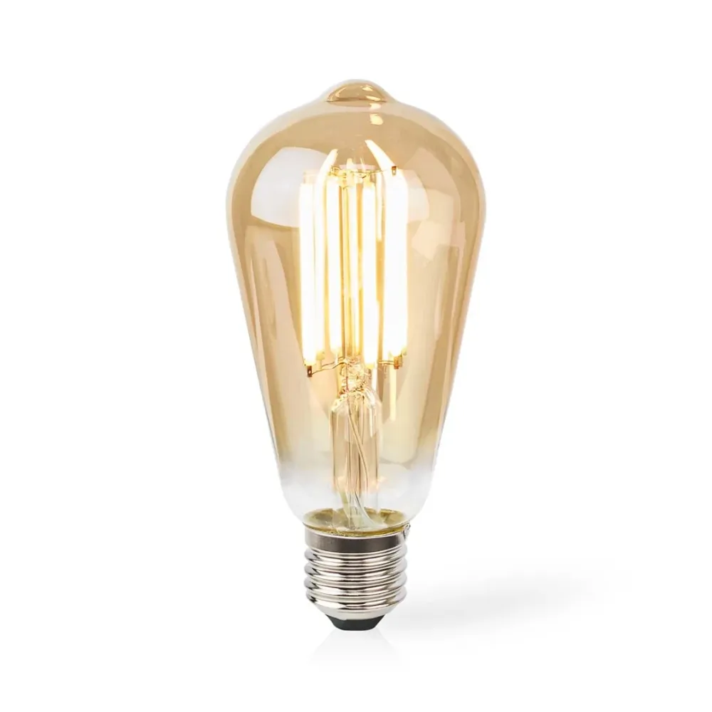 Ampoule à filament intelligente - LED E27 - Blanc chaud + blanc extra chaud - SmartLife - ST64
