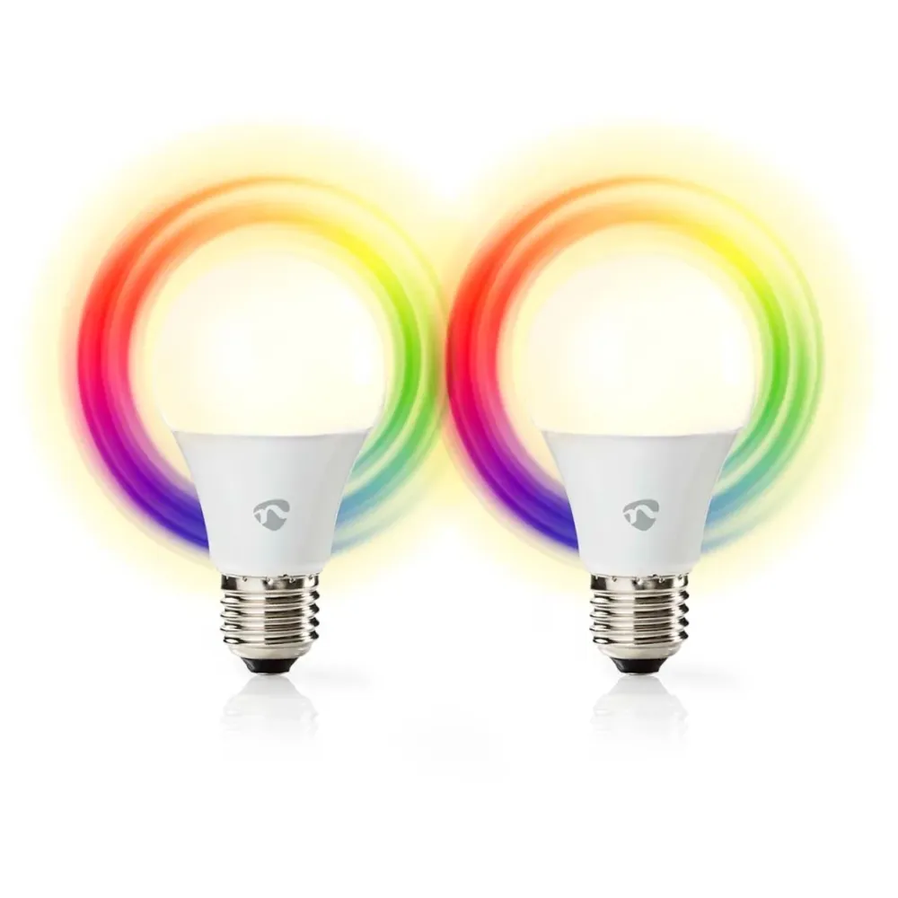 Ampoule intelligente E27 - RGB + blanc froid/chaud - 2 pièces - SmartLife