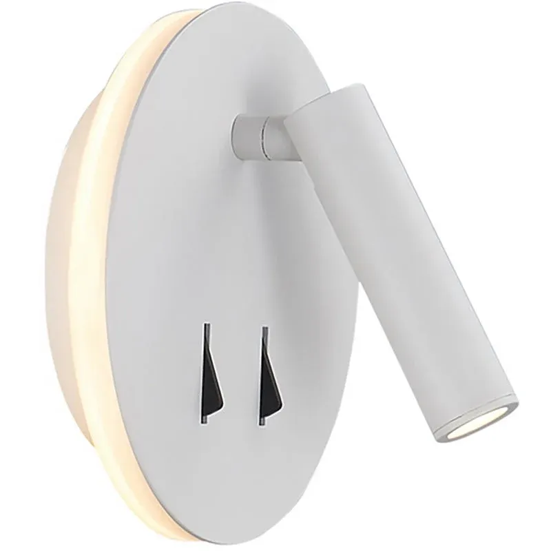 Applique CAYMAN ronde blanche Mantra 6080