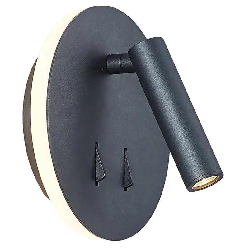 Applique CAYMAN ronde noire Mantra 6083