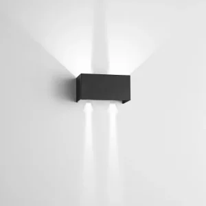 Applique DOUBLE CUBE noire ONDA OTAP0009N
