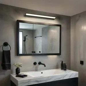 Applique Fabrizio noire 80 cm 284779132