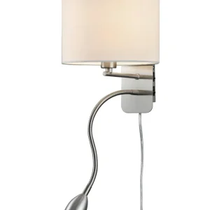 Applique Hotel nickel/blanc 271170201