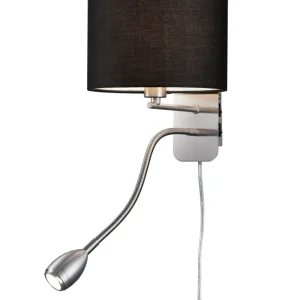 Applique Hotel nickel/noir 271170202