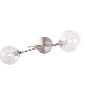 Applique Planet Nickel satiné LD 5151-2SW