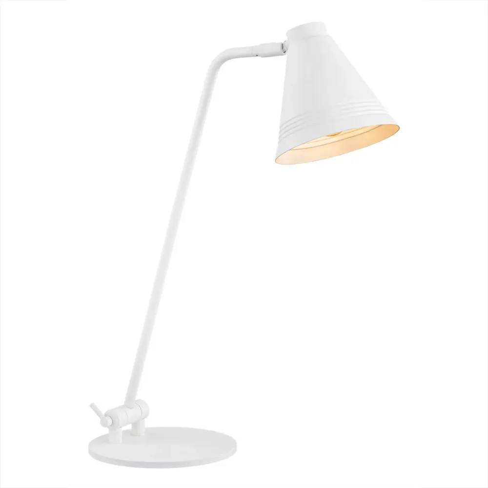 Lampe de table Argon Avalone 1L E27 H 55cm White