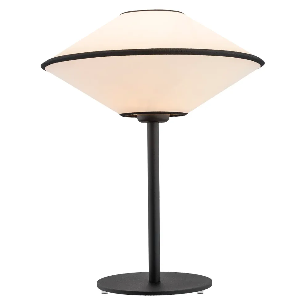 Lampe de table Argon Troy 1L E27 H 43 cm
