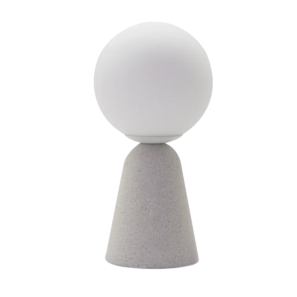 Lampe de table Azzardo NEWTON 1L, gris clair, G9
