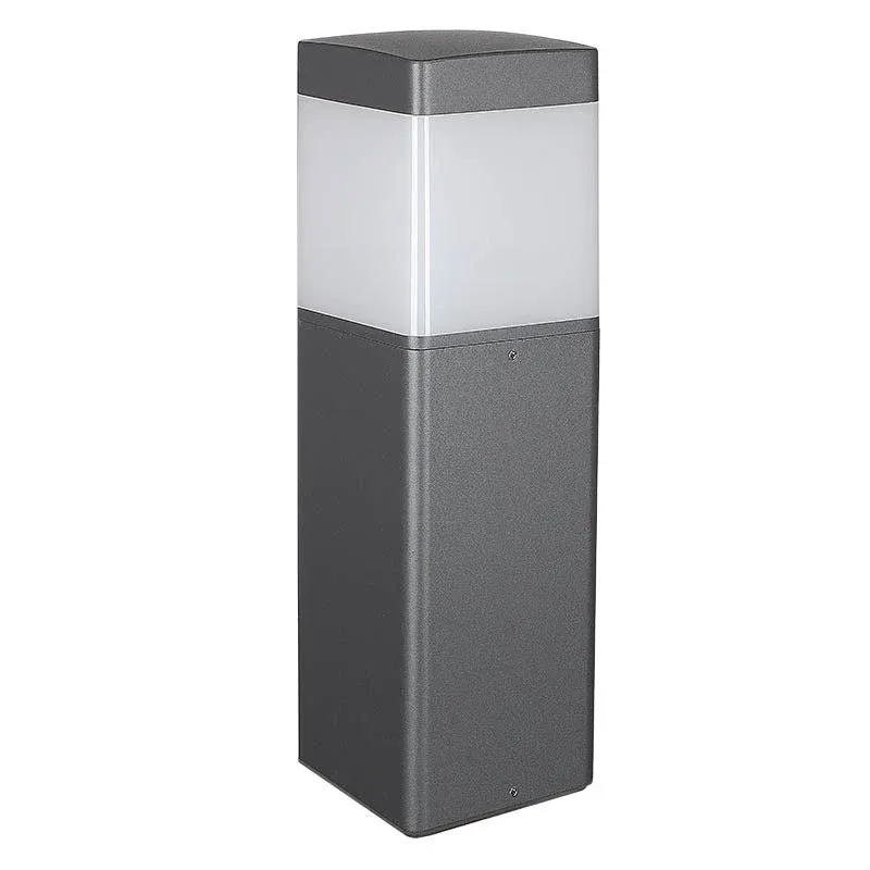 Borne extérieure CHICAGO PM carrée gris noir Mantra 8846