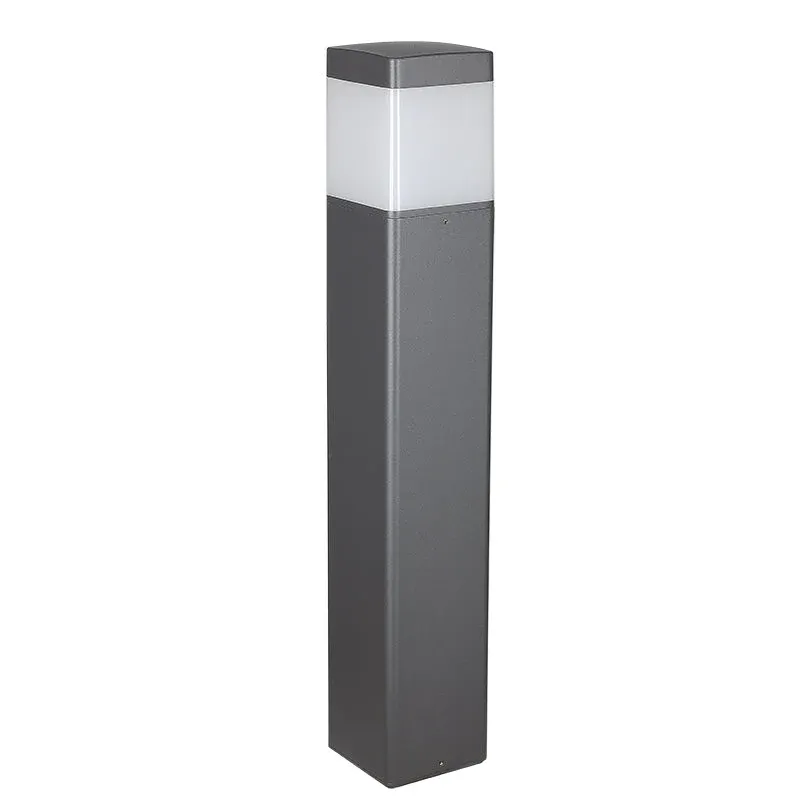 Borne extérieure CHICAGO GM carrée gris noir Mantra 8108