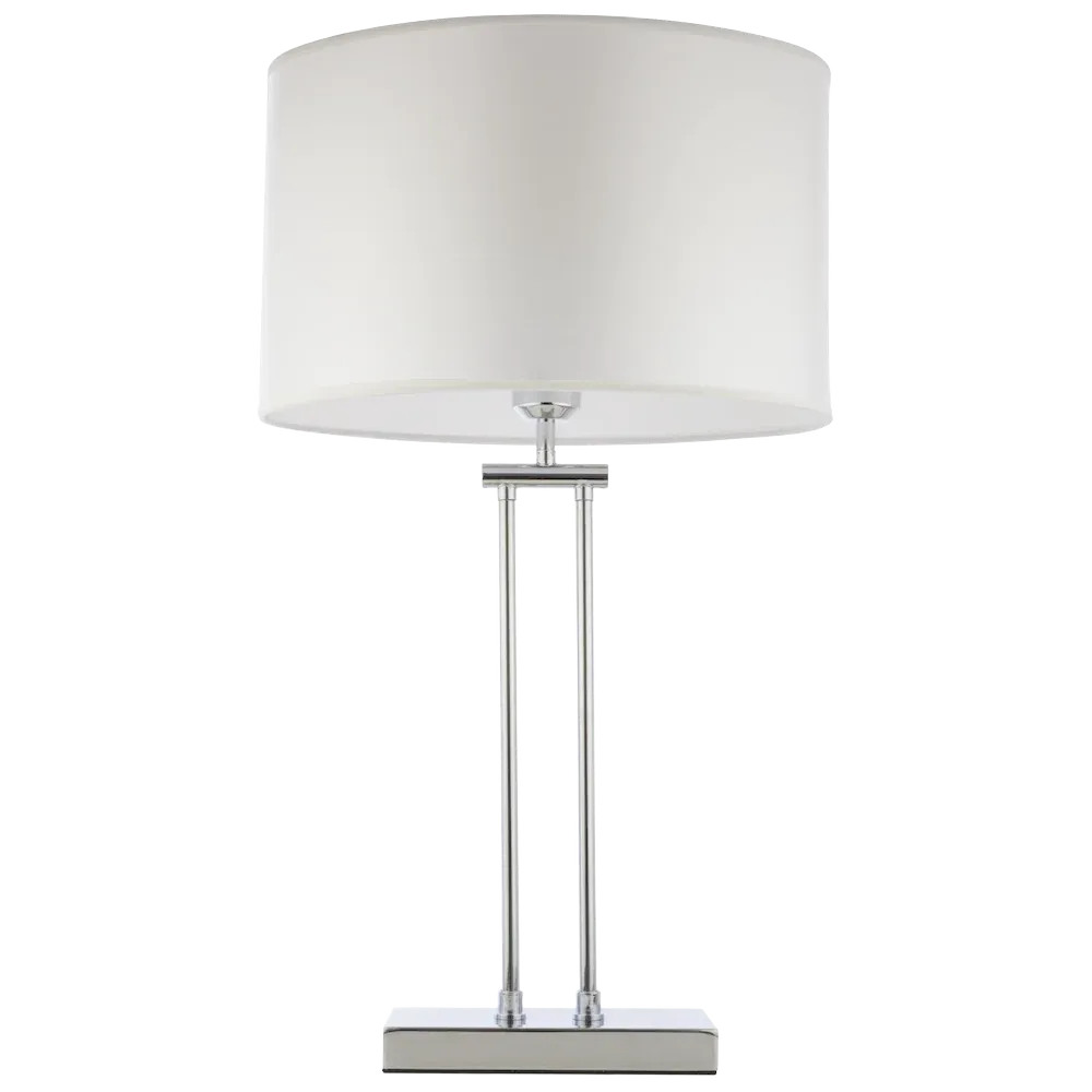 Lampe de table CosmoLight Athens 1L chromée H 60 cm