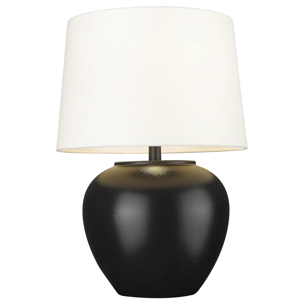 Table lamp CosmoLight Rosette 1L E27 black
