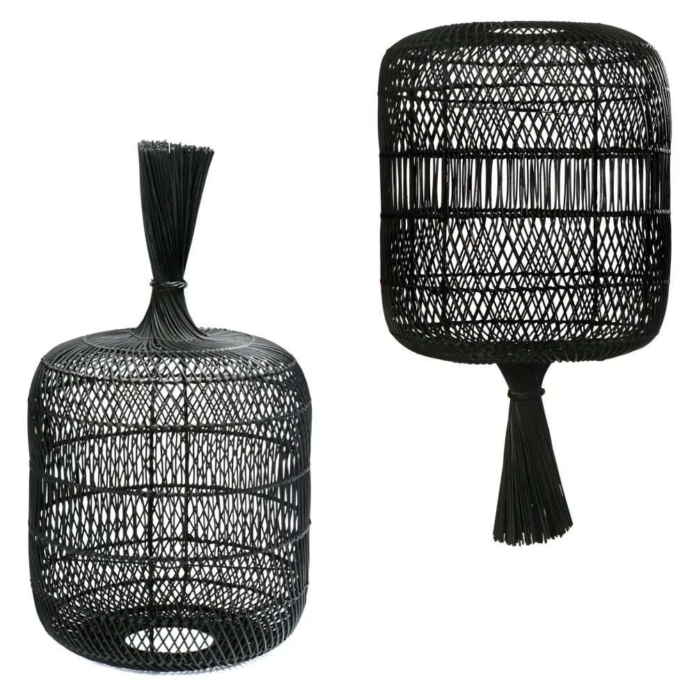 DUMPLING Lampadaire Suspendu Noir