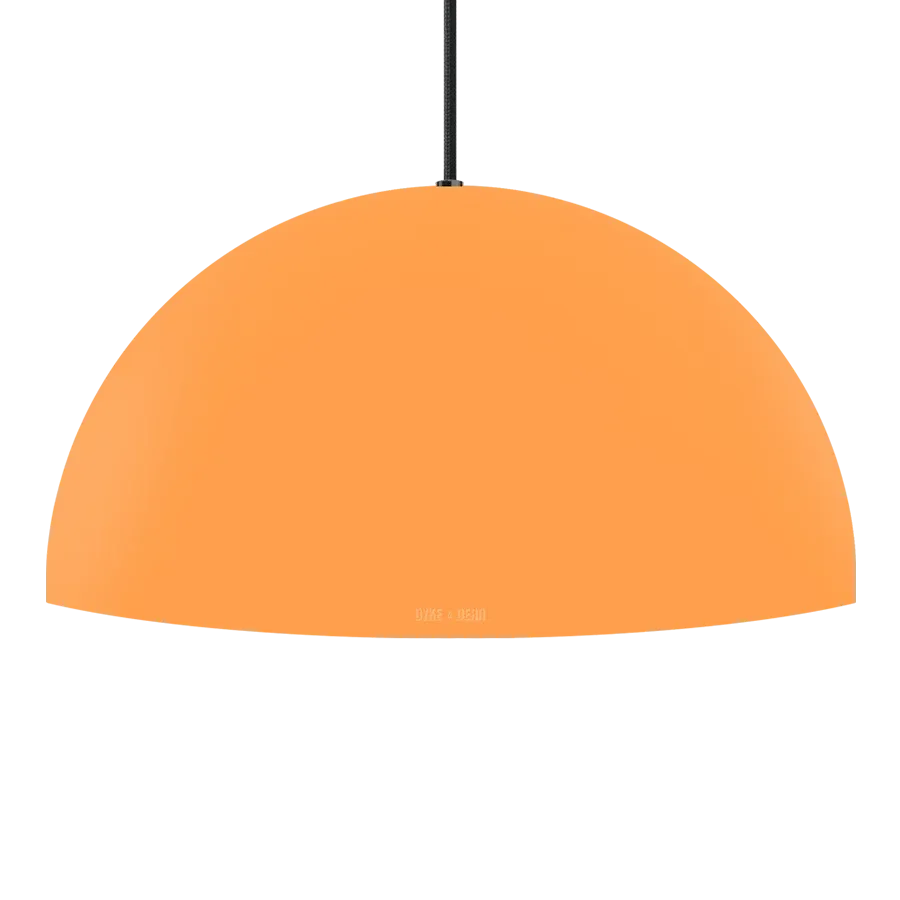 HEMISPHERE DOME PENDANT LIGHT BESPOKE COLOUR 500MM DYKE & DEAN