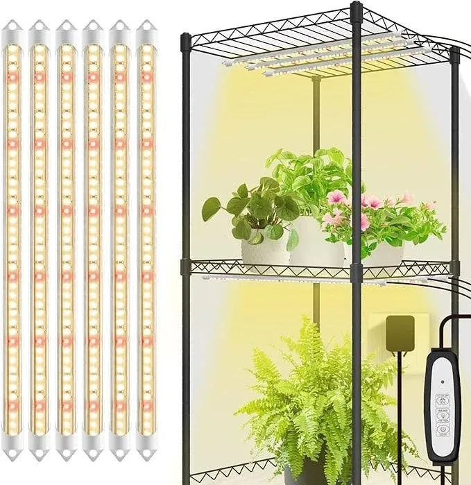 EASY GROW, lampes de culture LED à spectre complet 4000 K, 6 pièces