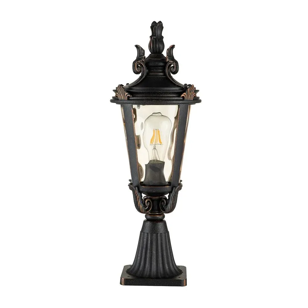 Lampe de table d'extérieur Elstead Lighting (BT3-M) Baltimore acier, verre E27