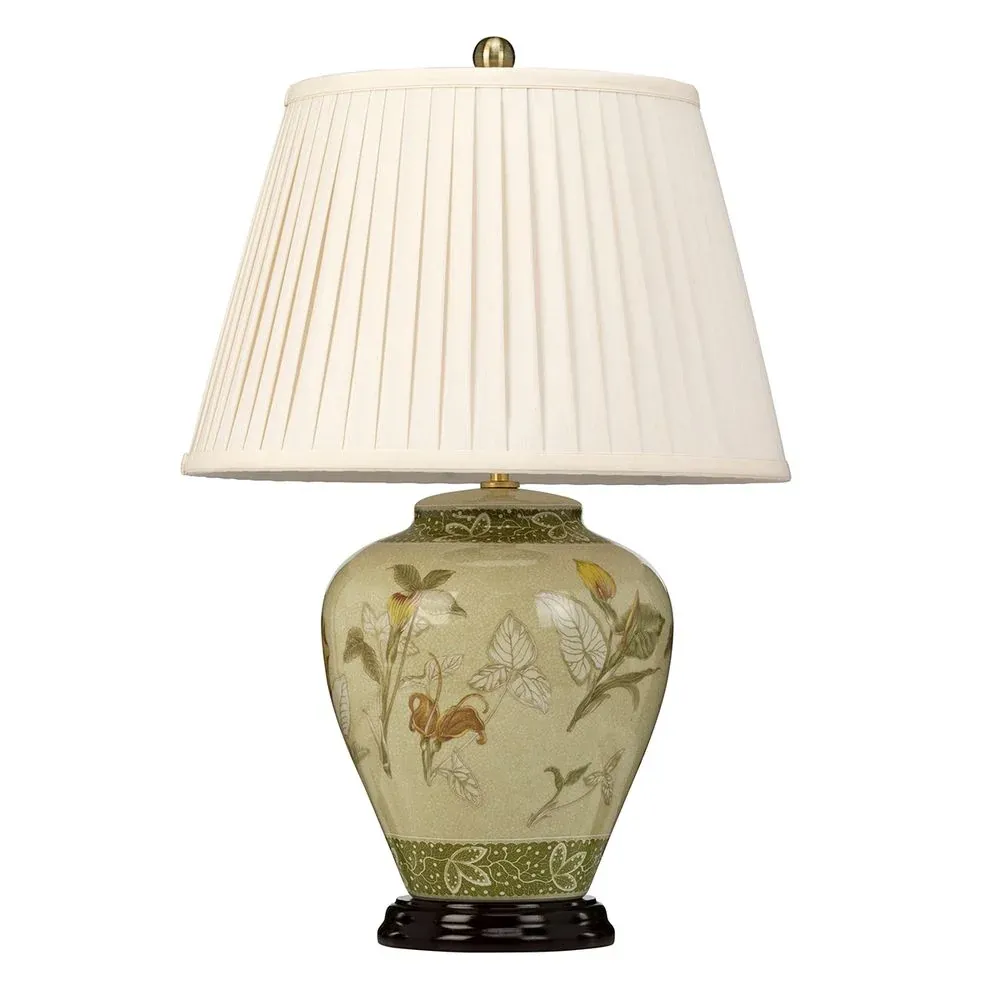 Lampe de table Elstead Lighting (ARUM-LILY-TL) Arum Lily en porcelaine E27
