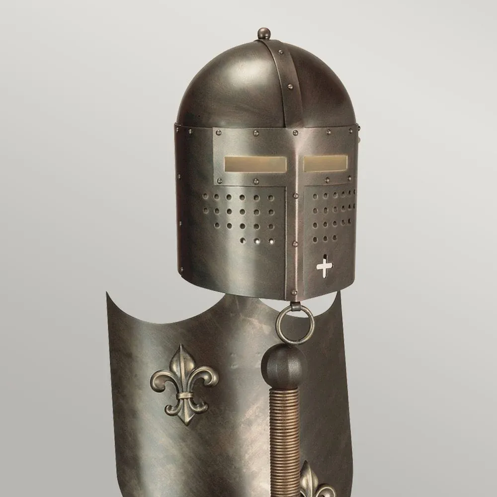 Lampe de table Elstead Lighting (CRUSADER-T-L) Crusader en acier GX53