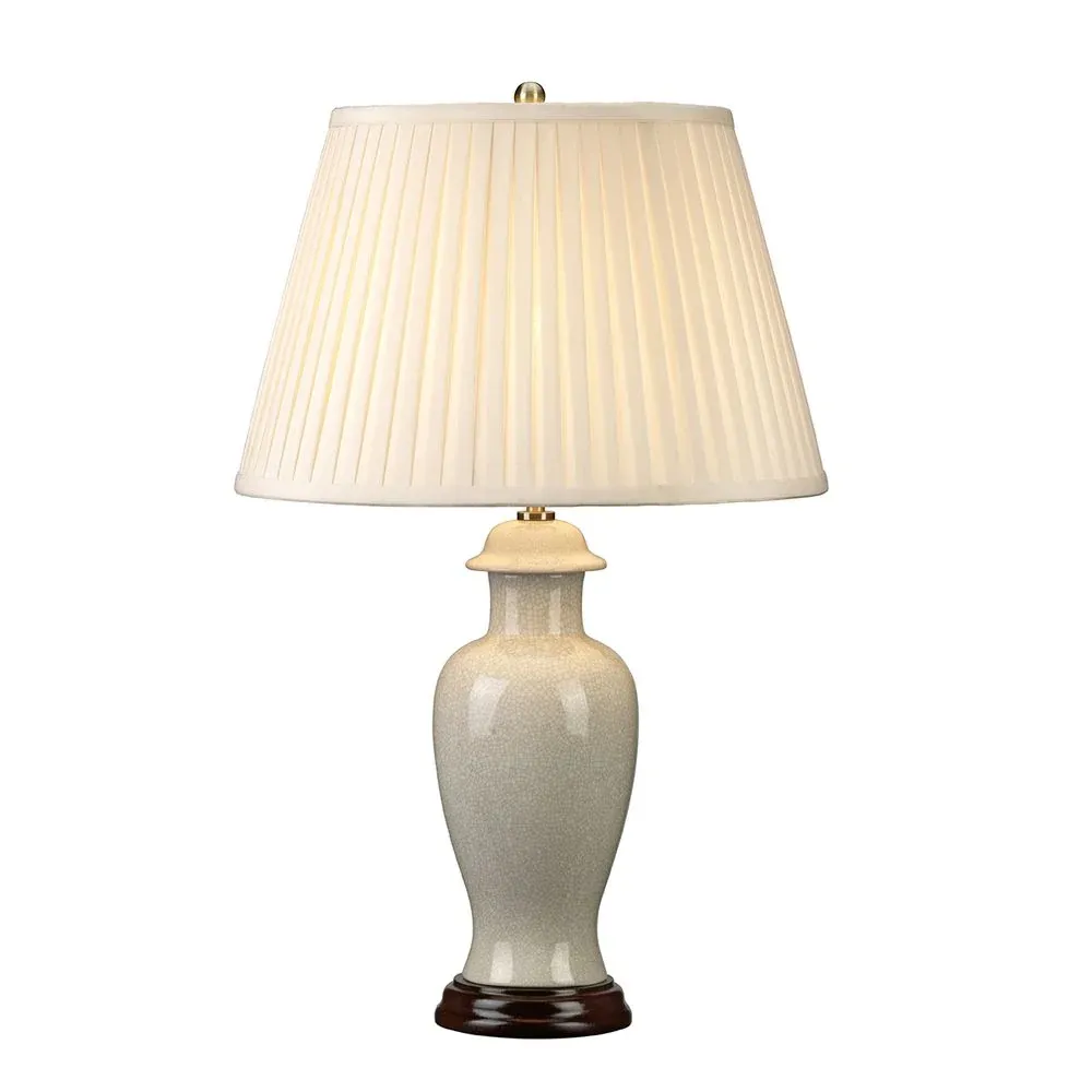 Lampe de table Elstead Lighting (IVORY-CRA-SM-TL) Porcelaine craquelée ivoire E27