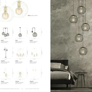 Lampe de table ALBIO 1L, noire, E27 Emibig