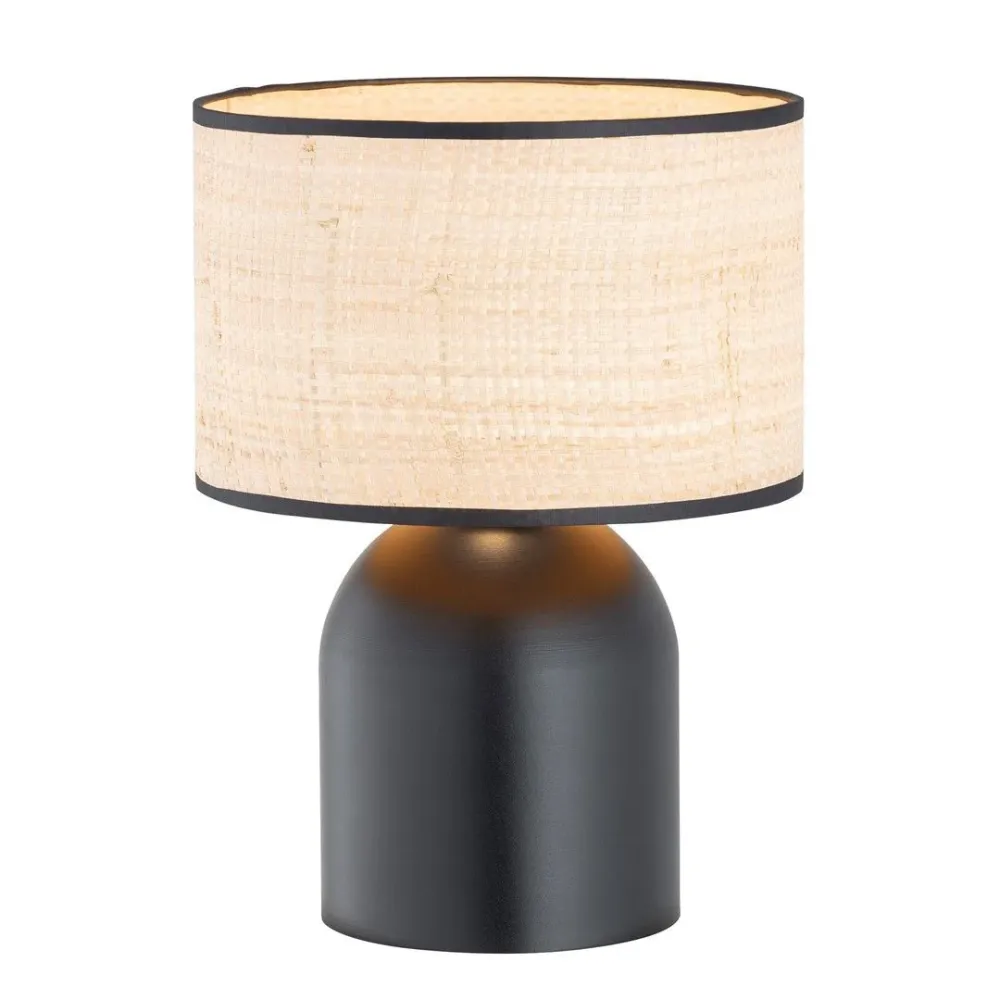 Lampe de table ASPEN 1L, D25 noir, E27 Emibig