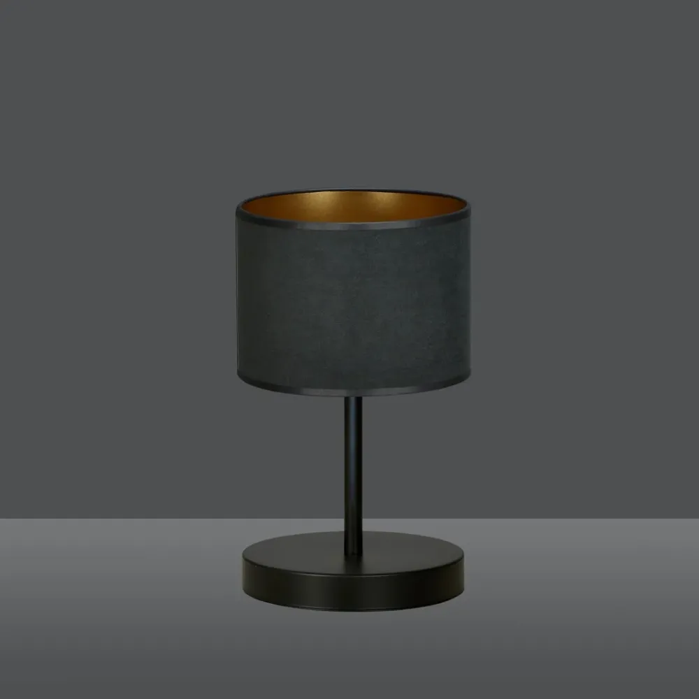 Lampe de table HILDE 1L, D20 noir, E27 Emibig