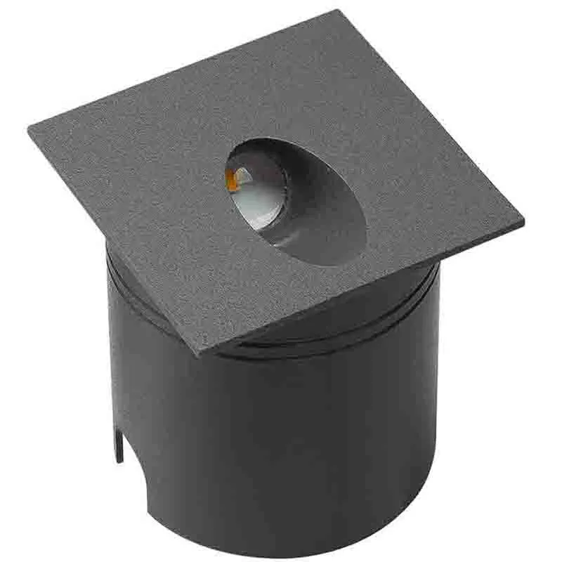 Encastré de mur extérieur ASPEN carré gris noir Mantra 7024